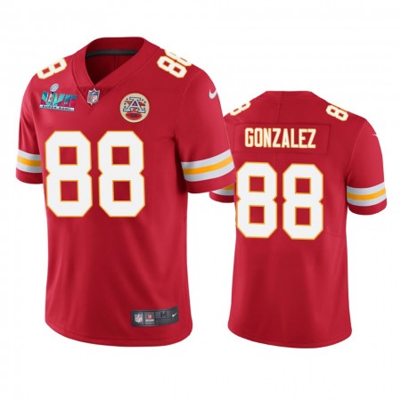 Camiseta Hombre NFL Kansas City Chiefs Tony Gonzalez 88 Rojo Super Bowl LVII Vapor Limited